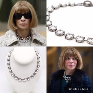 Crystal Collet Collar Necklace